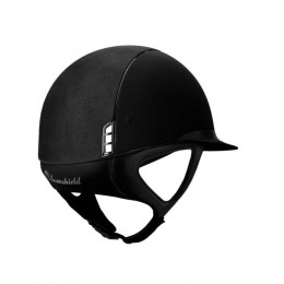 Samshield Miss Shield black Alcantara top cuir frontalband