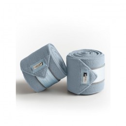 Equestrian Stockholm Ice blue fleece bandages