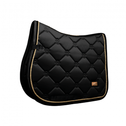 Equestrian Stockholm SS'23 jumping saddlepad Black Edition Gold