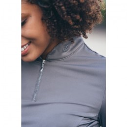 Equestrian Stockholm SS'22 Sportive Blue Ash power top