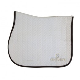 Kentucky Jumping Saddle Pad Fishbone Leather