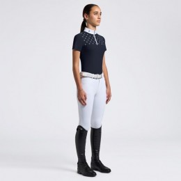 Cavalleria Toscana SS25 CT Logo Print S/S Competition Shirt Girls