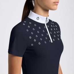 Cavalleria Toscana SS25 CT Logo Print S/S Competition Shirt Girls