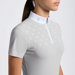 Cavalleria Toscana SS25 CT Logo Print S/S Competition Shirt Girls