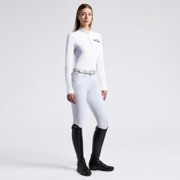 Cavalleria Toscana SS25 CT L/S Embroidery Logo Competition Shirt Women