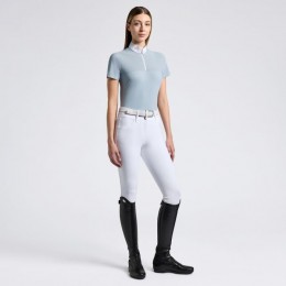 Cavalleria Toscana SS25 CT Perforated Jersey Inserts S/S Competition Shirt Women