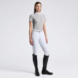 Cavalleria Toscana SS25 CT Perforated Jersey Inserts S/S Competition Shirt Women