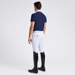 Cavalleria Toscana SS25 CT Jersey S/S Perforated Pocket Competition Shirt Men