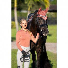 Equestrian Stockholm SS25 Coral Air Breeze Top