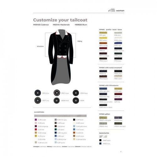 Equiline Dressage Tailcoat Aurora