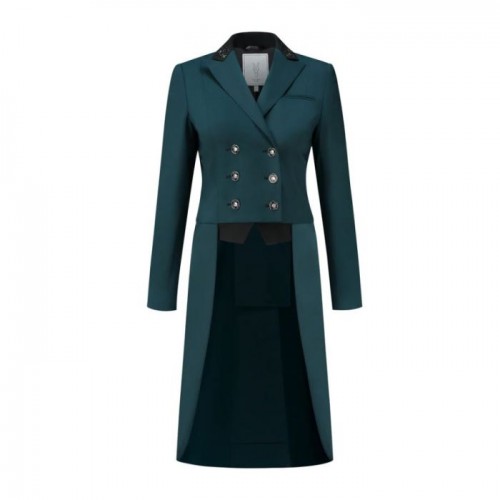 Juulc SS'24 Tailcoat Emerald Swarovski