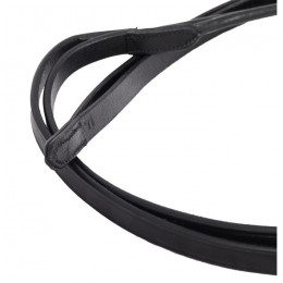 Dyon 1/2" Full Leather Double Bridle Reins Round Sewn
