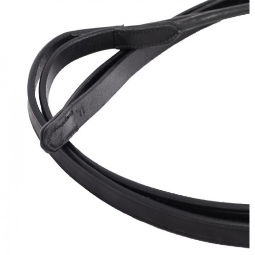 Dyon 1/2" Full Leather Double Bridle Reins Round Sewn