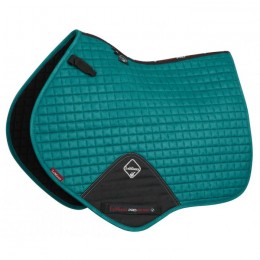 LeMieux Pro-Sport saddle pad dressage peacock green suede