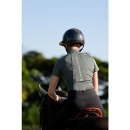 Equestrian Stockholm SS25 Avenue Green Illusion Top