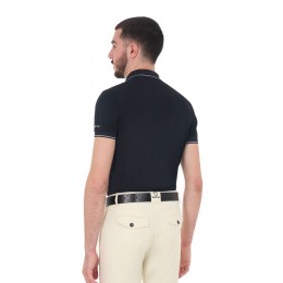 Equestro SS25 Men's Training Polo Contrast