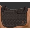 Mattes half lined saddlepad Eurofit Velvet Brown