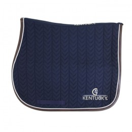Kentucky Jumping Saddle Pad Fishbone Leather