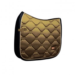 Equestrian Stockholm FW'20 dressage saddle pad Golden Brass