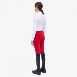 Cavalleria Toscana FW'23 CT L/S Jersey Fleece Training Zip Polo Glitter Horse Girls