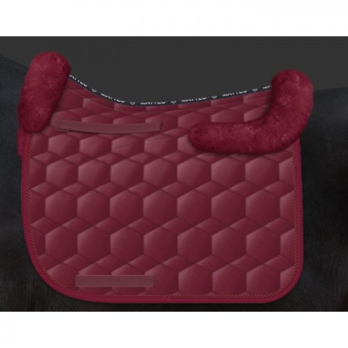 Mattes Half lined saddlepad with trim
