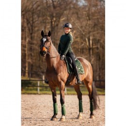 Equestrian Stockholm SS'22 Forest Green dressage saddle pad