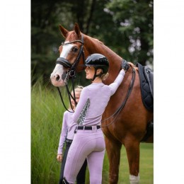Mrs. Ros SS25 Silhouette Riding Tights Purple Lavender Fields