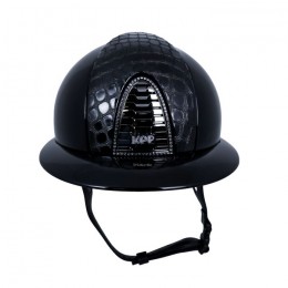 KEP Italia Cromo 2.0 Polish Black Cocco Front Rear Polo Klep Swarovski Frame Logo