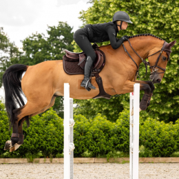 LeMieux Saddlepad Crystal Suede brown