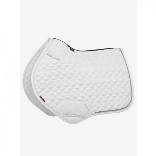 LeMieux Saddlepad Crystal Suede white