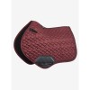 LeMieux Saddlepad Crystal Suede Burgundy