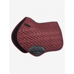 LeMieux Saddlepad Crystal Suede Burgundy