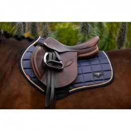 LeMieux SS25 saddlepad dusk blue loire jump