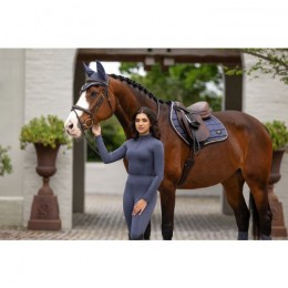 LeMieux SS25 saddlepad dusk blue loire jump