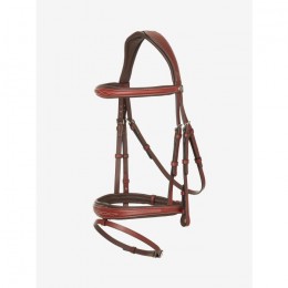LeMieux Kudos Competition Flash Bridle Chestnut