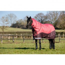LeMieux AW25 Arika Ripstop 0g Turnout Blanket Cranberry