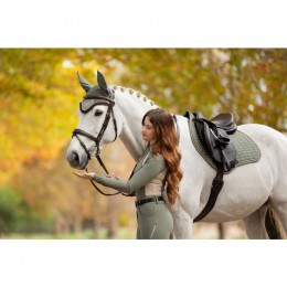 LeMieux AW25 Suede CC Saddle Pad Rosemary