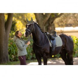 LeMieux AW25 Suede Dressage Saddle Pad Rosemary