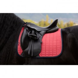 LeMieux AW25 Suede Dressage Saddle Pad Cranberry