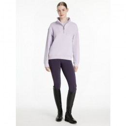 LeMieux AW25 Keira Quarter Neck Sweat Lilac