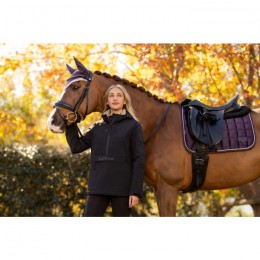 LeMieux AW25 Phoebe Waterproof Anorak with Half Zip Black