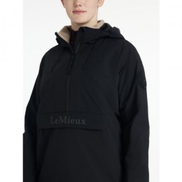 LeMieux AW25 Phoebe Waterproof Anorak with Half Zip Black