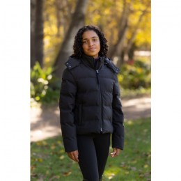 LeMieux AW25 Young Rider Daisy Waterproof Jacket Black