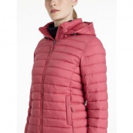 LeMieux AW25 Rose Puffer Jacket with Hood Cranberry