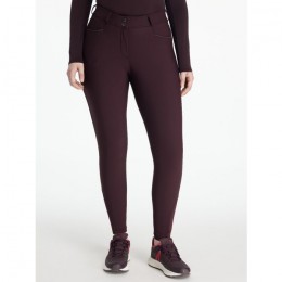 LeMieux AW25 Isabelle riding breeches with full silicone grip Damson