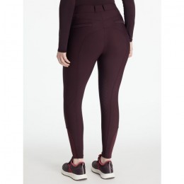 LeMieux AW25 Isabelle riding breeches with full silicone grip Damson