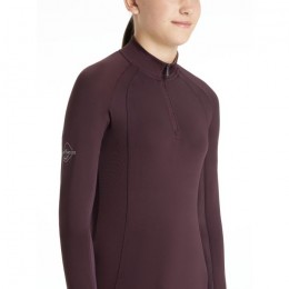 LeMieux AW25 Young Rider Hope Mesh Base Layer Damson