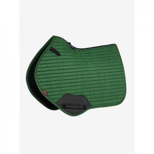 LeMieux Suede Saddlepad Hunter Green Springen