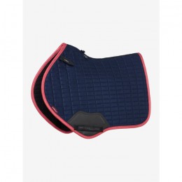 LeMieux AW25 Suede CC Saddle Pad Navy/Cranberry