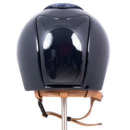 KEP Cromo Polish Blue Galassia Blue frame with cognac chinstrap